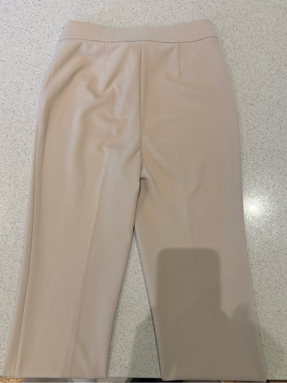 Chic High-Waist Wide Leg Trousers in Blush - Picture 3 of 3